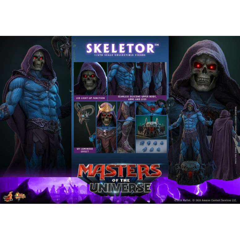 Hot Toys - Skeletor Movie Masterpiece 1/6 - Masters del Universo