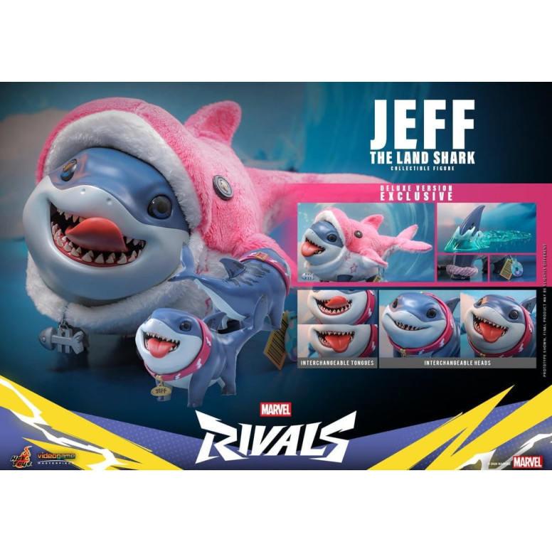 Hot Toys Marvel - Jeff el Tiburón de Tierra (Versión Deluxe) - Marvel Rivals Videogame Masterpiece Series