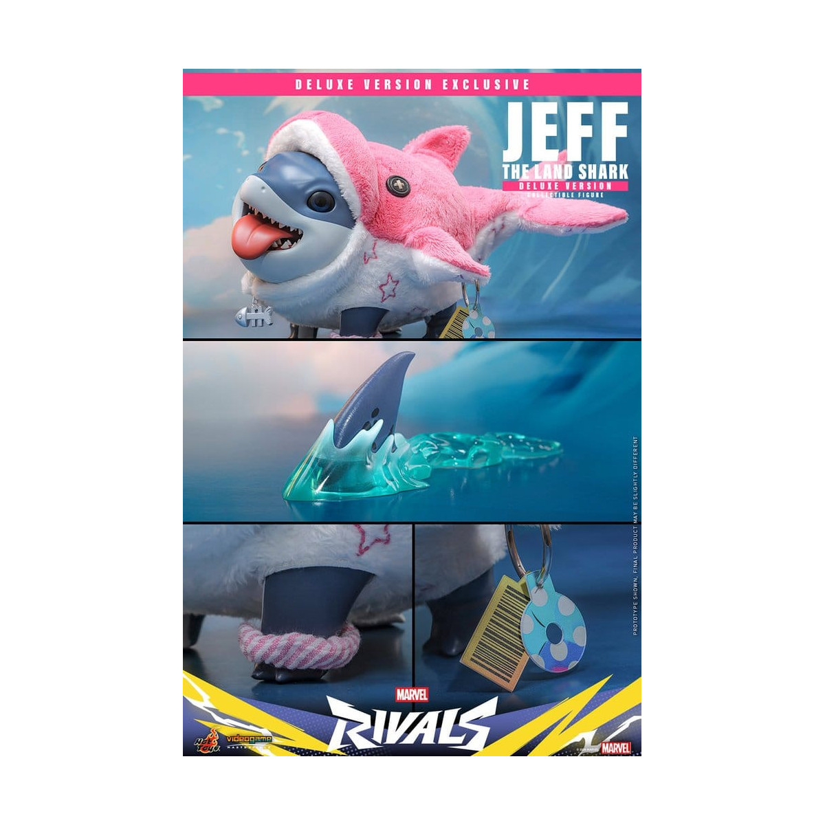Hot Toys Marvel - Jeff el Tiburón de Tierra (Versión Deluxe) - Marvel Rivals Videogame Masterpiece Series