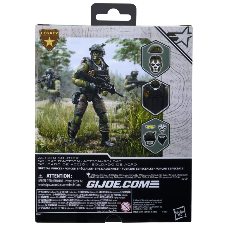 Hasbro G.I.JOE Classified Serie Legacy Collection - Acción Soldado Fuerzas Especiales