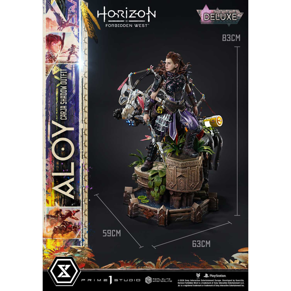 Prime 1 Studio - Aloy Carja Shadow Outfit DX Bonus Version - Horizon Forbidden West Real Elite Masterline 1/3