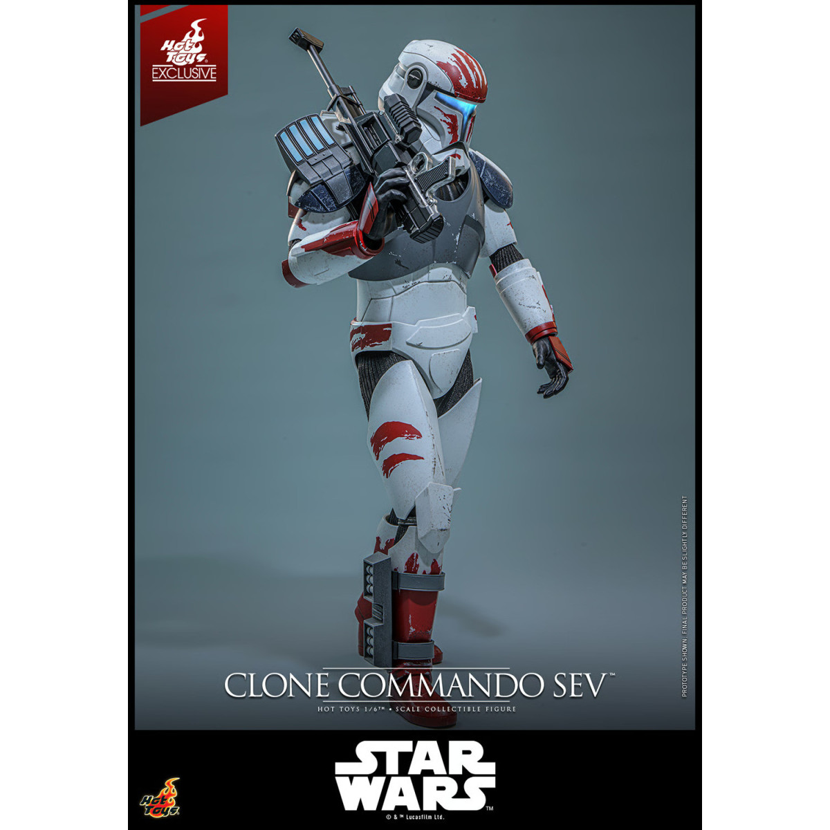 Hot Toys Star Wars - Clone Commando Sev - The Clone Wars 1/6 Hot Toys Exclusivo