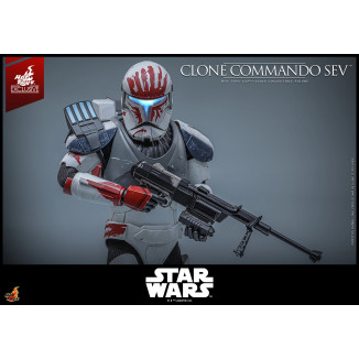 Hot Toys Star Wars - Clone Commando Sev - The Clone Wars 1/6 Hot Toys Exclusivo