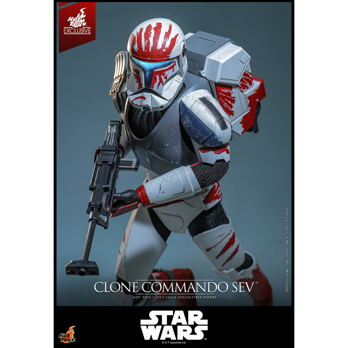 Hot Toys Star Wars - Clone Commando Sev - The Clone Wars 1/6 Hot Toys Exclusivo
