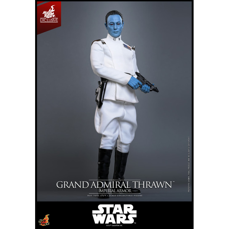 Hot Toys Star Wars - Gran Almirante Thrawn (Armadura Imperial) 1/6 - Rebeldes - Hot Toys Exclusivo