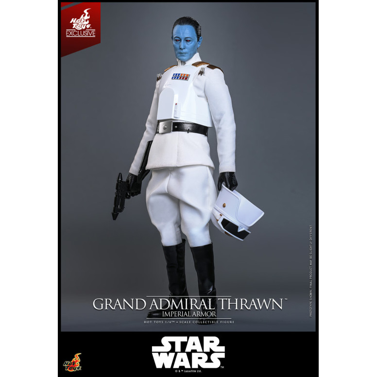 Hot Toys Star Wars - Gran Almirante Thrawn (Armadura Imperial) 1/6 - Rebeldes - Hot Toys Exclusivo