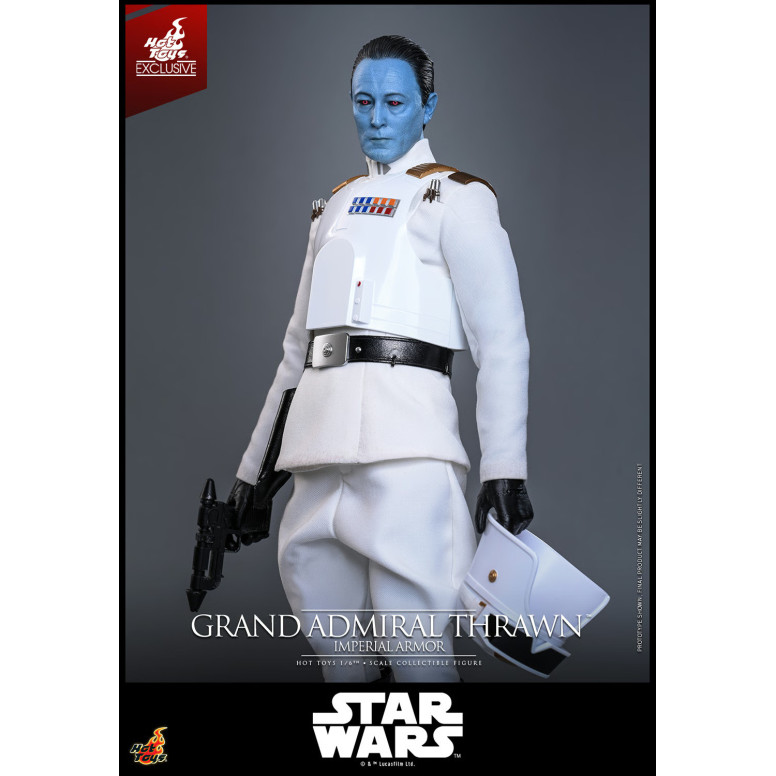 Hot Toys Star Wars - Gran Almirante Thrawn (Armadura Imperial) 1/6 - Rebeldes - Hot Toys Exclusivo