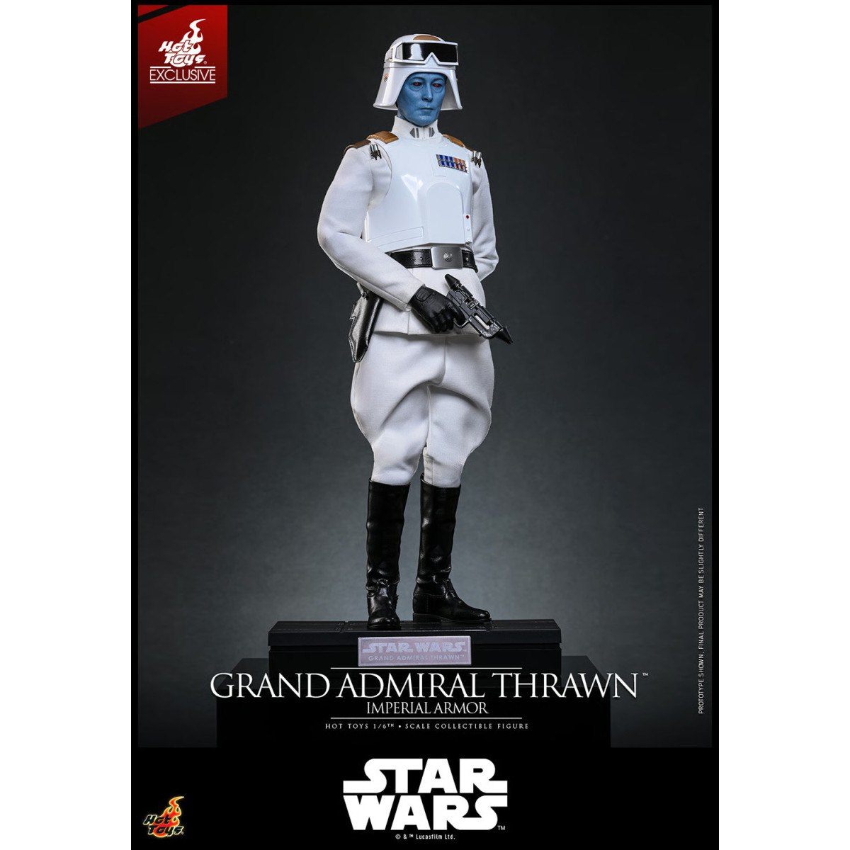 Hot Toys Star Wars - Gran Almirante Thrawn (Armadura Imperial) 1/6 - Rebeldes - Hot Toys Exclusivo