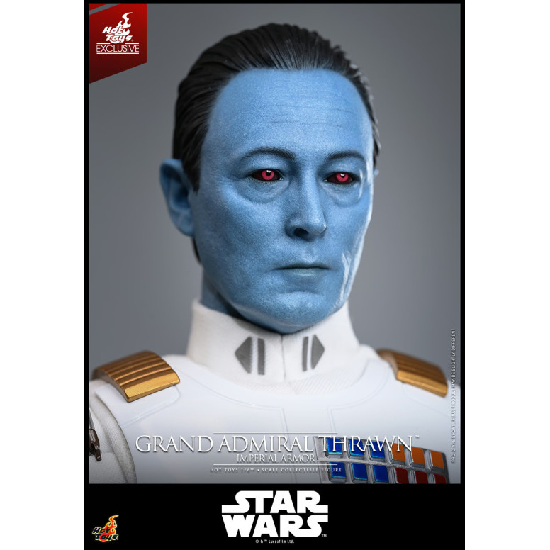 Hot Toys Star Wars - Gran Almirante Thrawn (Armadura Imperial) 1/6 - Rebeldes - Hot Toys Exclusivo