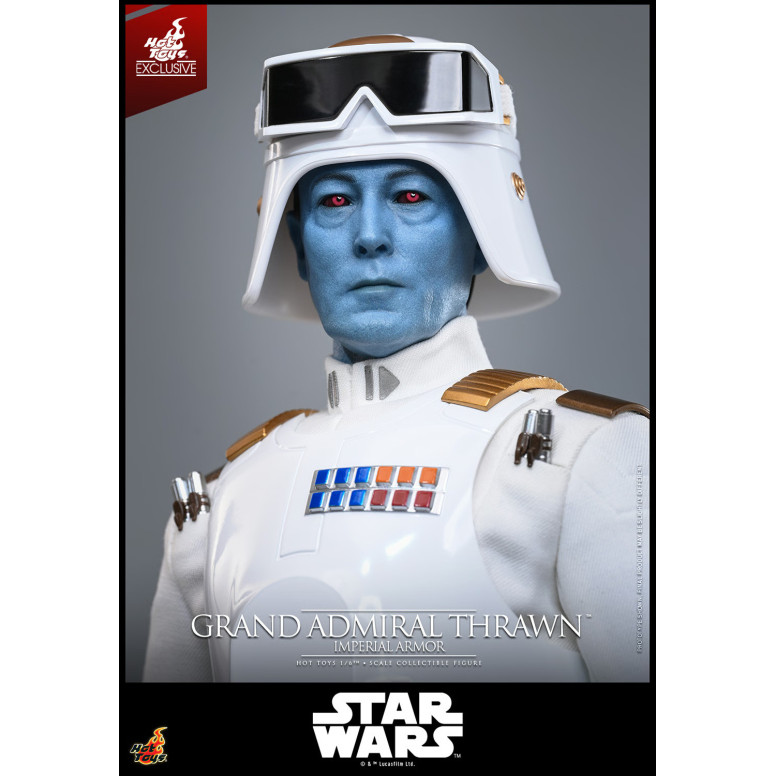 Hot Toys Star Wars - Gran Almirante Thrawn (Armadura Imperial) 1/6 - Rebeldes - Hot Toys Exclusivo