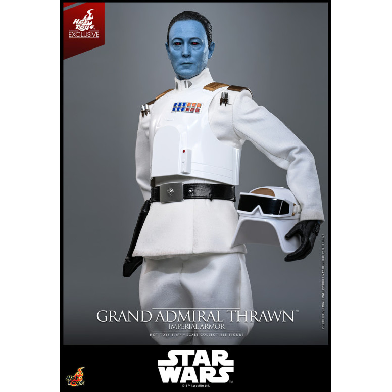 Hot Toys Star Wars - Gran Almirante Thrawn (Armadura Imperial) 1/6 - Rebeldes - Hot Toys Exclusivo