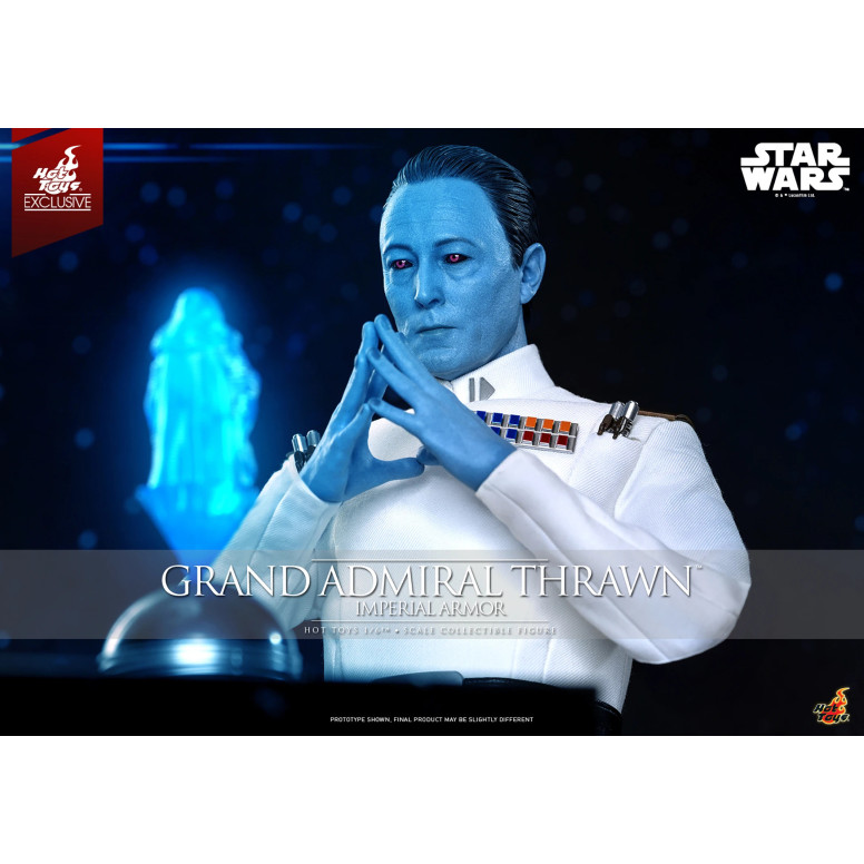 Hot Toys Star Wars - Gran Almirante Thrawn (Armadura Imperial) 1/6 - Rebeldes - Hot Toys Exclusivo