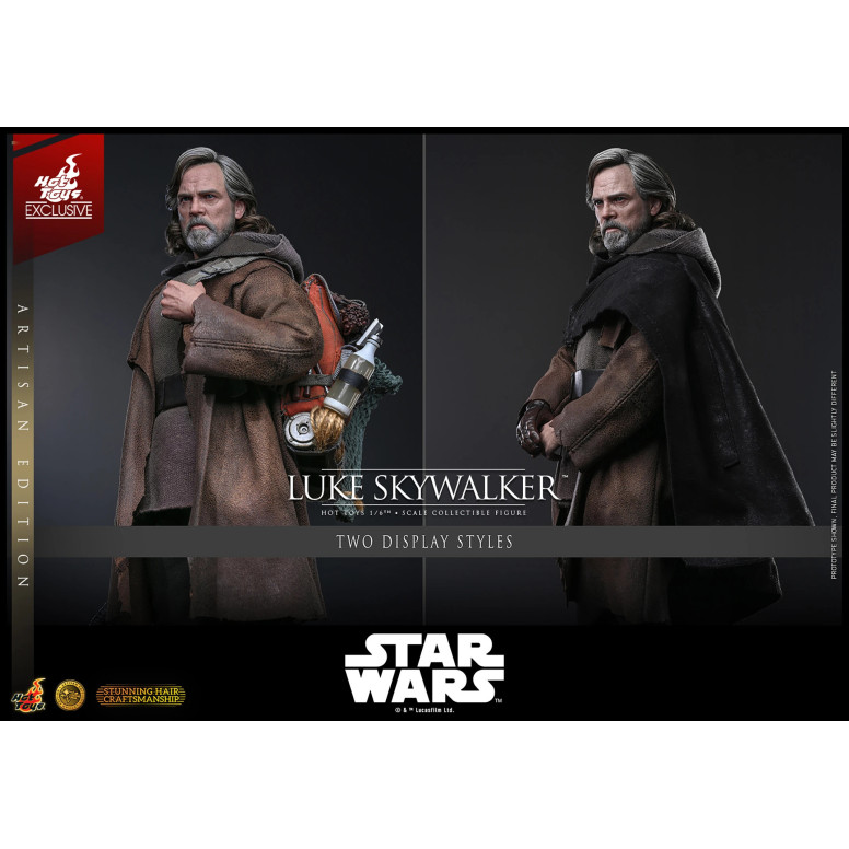 Hot Toys Star Wars - Luke Skywalker (Artisan Editon) MMS 1/6 - Los Últimos Jedi Hot Toys Exclusivo