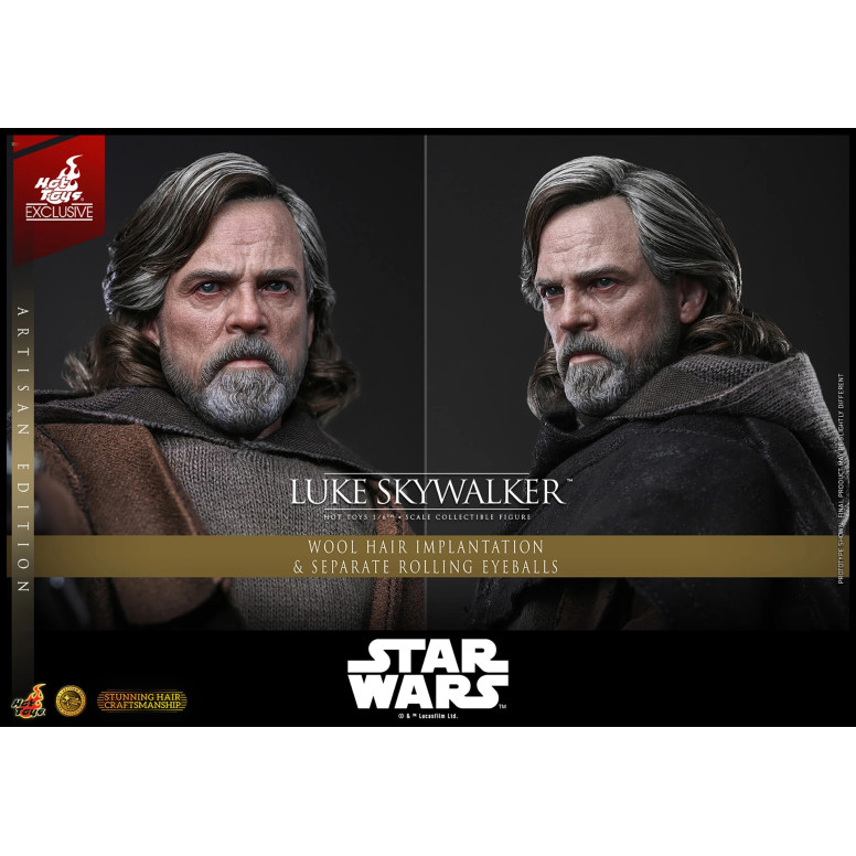 Hot Toys Star Wars - Luke Skywalker (Artisan Editon) MMS 1/6 - Los Últimos Jedi Hot Toys Exclusivo