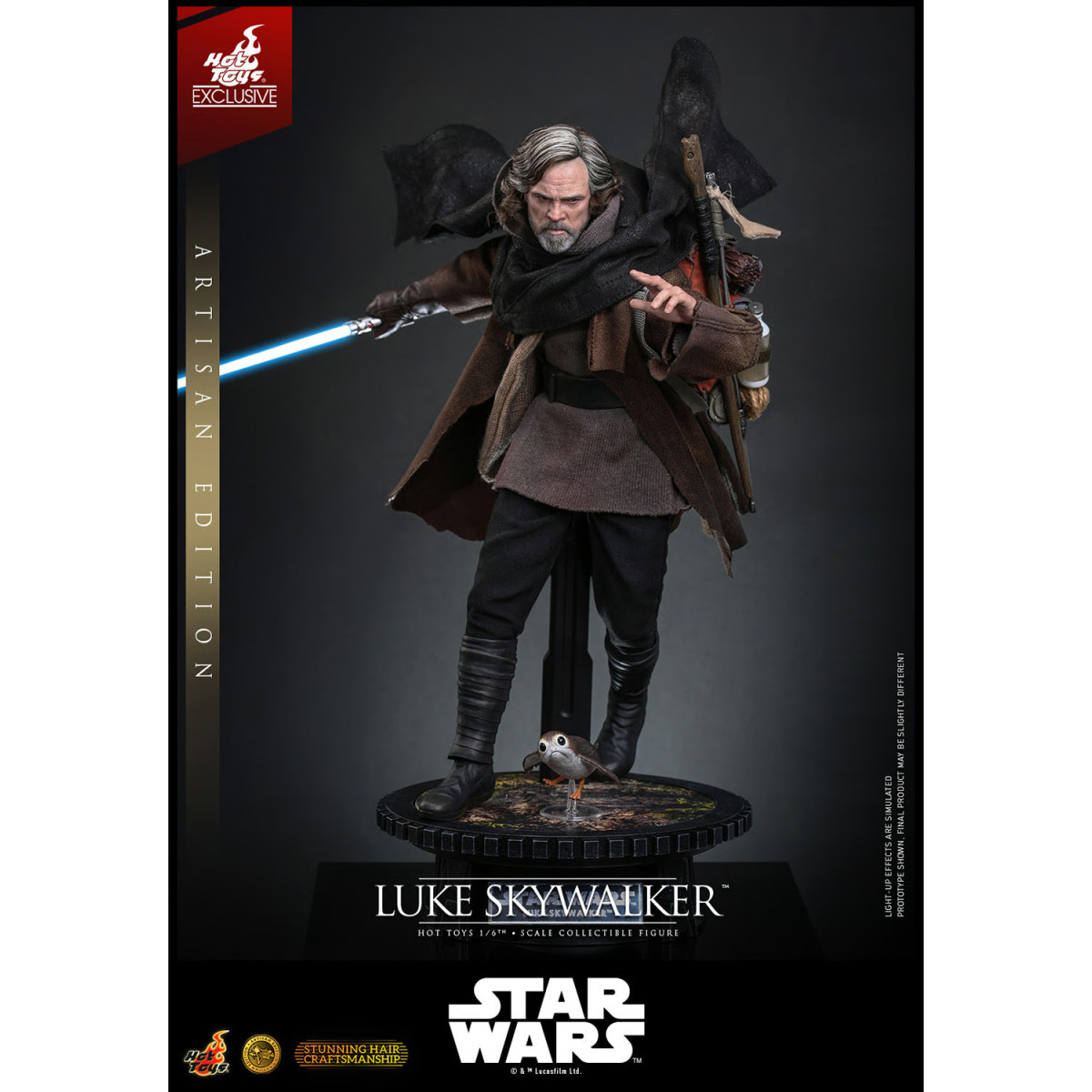 Hot Toys Star Wars - Luke Skywalker (Artisan Editon) MMS 1/6 - Los Últimos Jedi Hot Toys Exclusivo