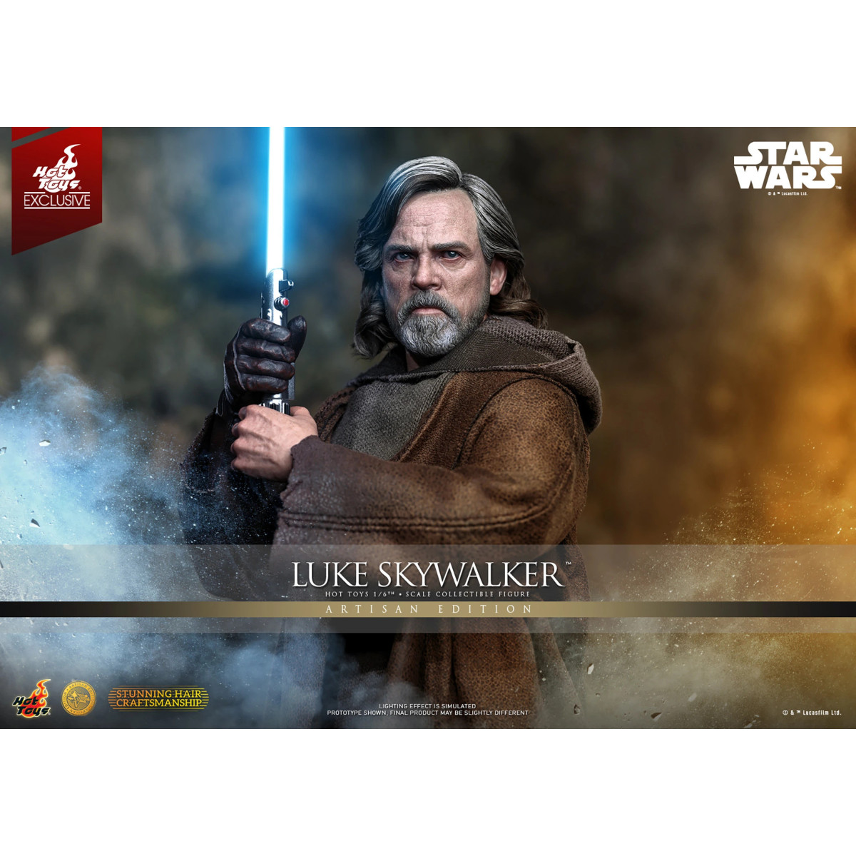 Hot Toys Star Wars - Luke Skywalker (Artisan Editon) MMS 1/6 - Los Últimos Jedi Hot Toys Exclusivo