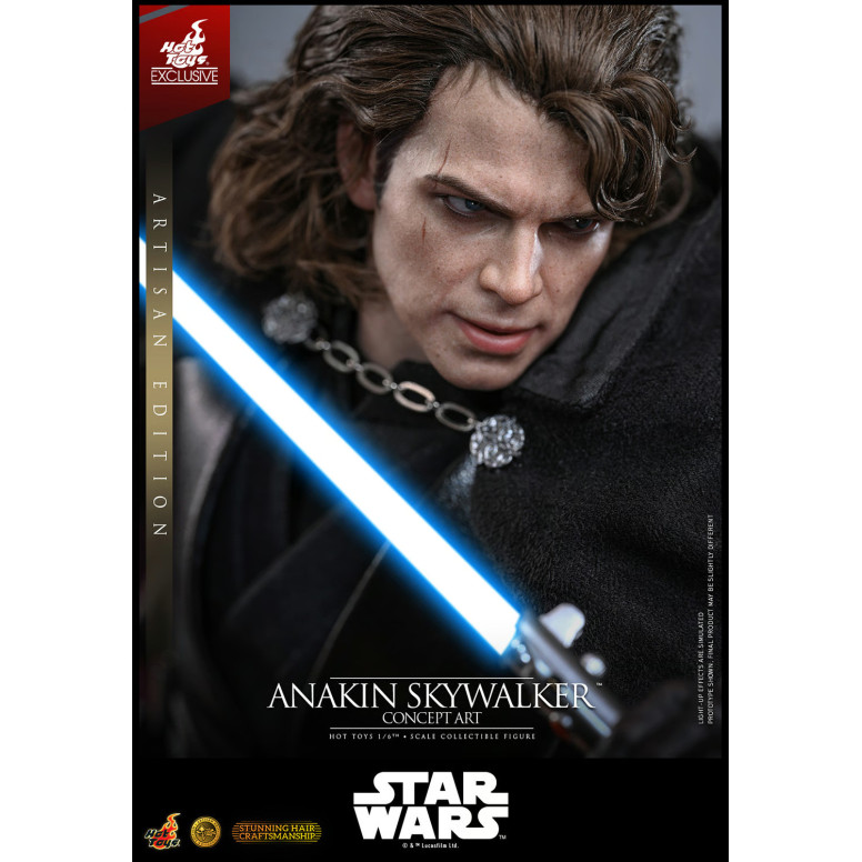 Hot toys Star Wars: Anakin Skywalker (Concept Art Version) (Artisan Edition) MMS 1/6 - Hot Toys Exclusivo