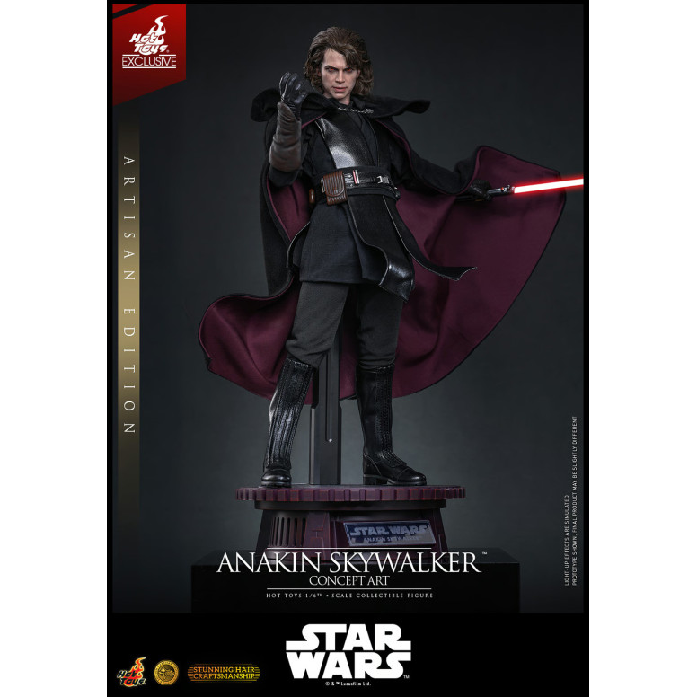 Hot toys Star Wars: Anakin Skywalker (Concept Art Version) (Artisan Edition) MMS 1/6 - Hot Toys Exclusivo