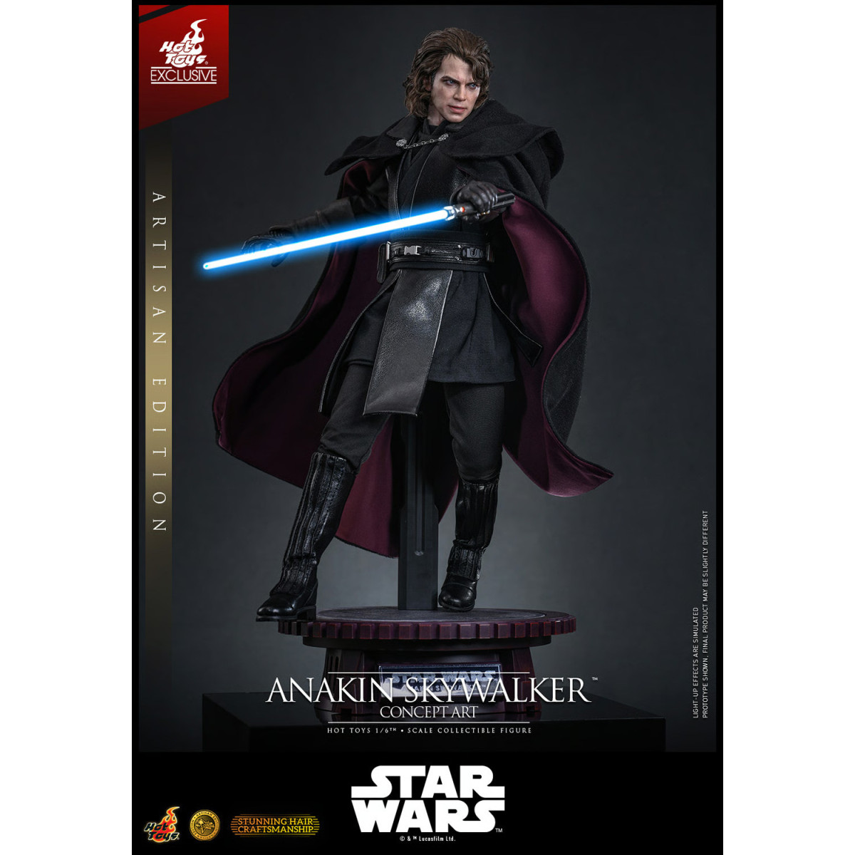 Hot toys Star Wars: Anakin Skywalker (Concept Art Version) (Artisan Edition) MMS 1/6 - Hot Toys Exclusivo