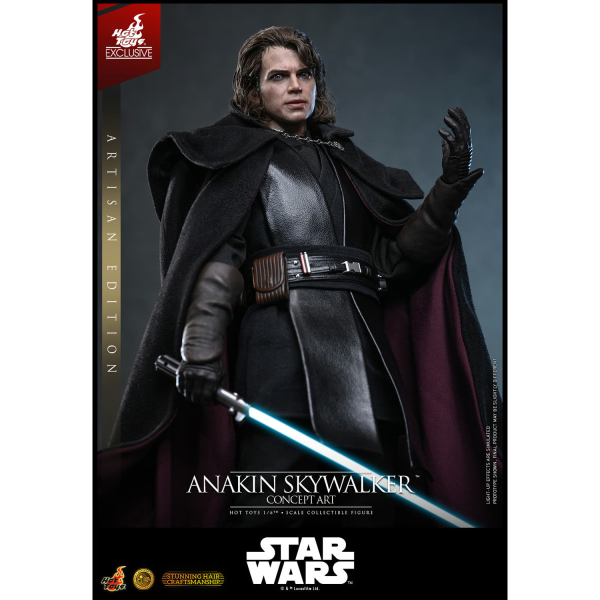 Hot toys Star Wars: Anakin Skywalker (Concept Art Version) (Artisan Edition) MMS 1/6 - Hot Toys Exclusivo
