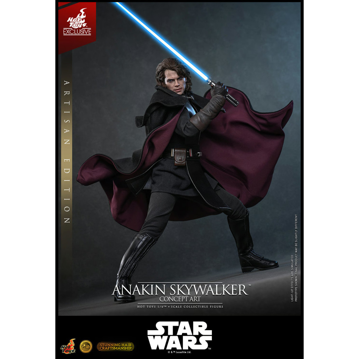 Hot toys Star Wars: Anakin Skywalker (Concept Art Version) (Artisan Edition) MMS 1/6 - Hot Toys Exclusivo