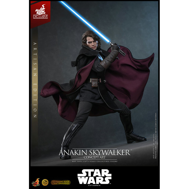 Hot toys Star Wars: Anakin Skywalker (Concept Art Version) (Artisan Edition) MMS 1/6 - Hot Toys Exclusivo