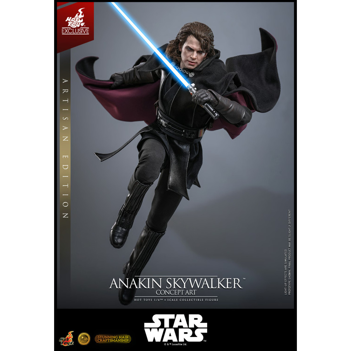 Hot toys Star Wars: Anakin Skywalker (Concept Art Version) (Artisan Edition) MMS 1/6 - Hot Toys Exclusivo