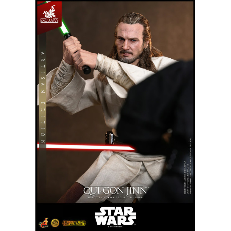 Hot Toys Star Wars La Amenaza Fantasma - Qui-Gon Jinn (Artisan Edition) 1/6 MMS881