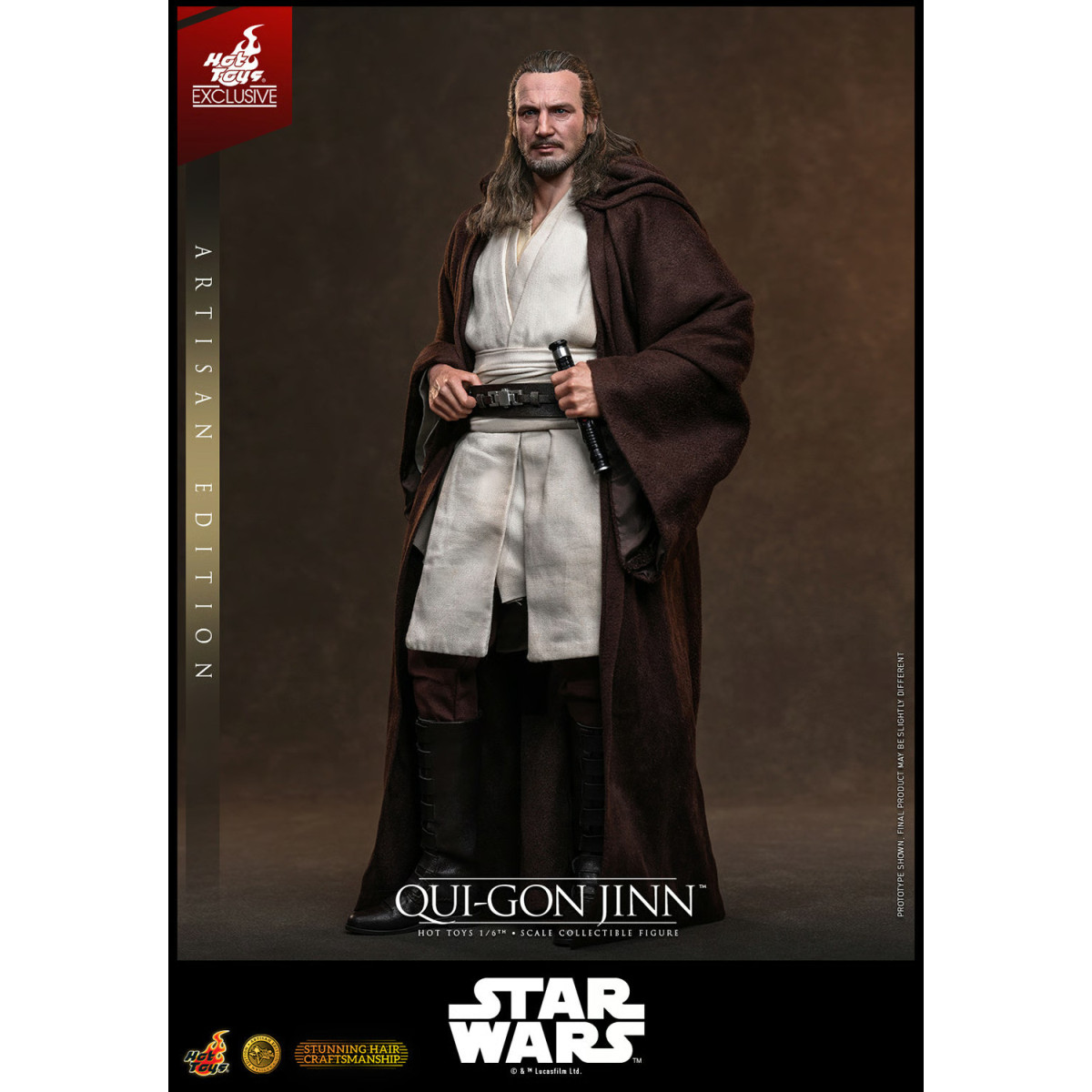 Hot Toys Star Wars La Amenaza Fantasma - Qui-Gon Jinn (Artisan Edition) 1/6 MMS881