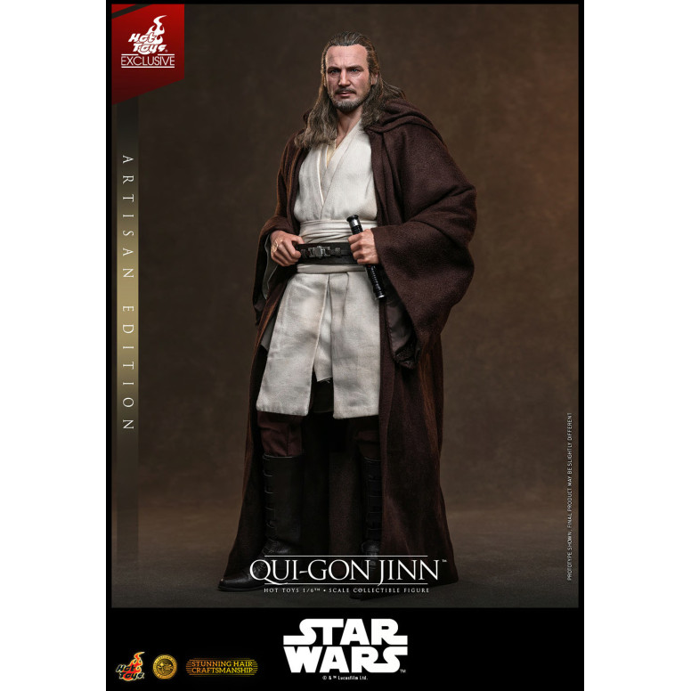 Hot Toys Star Wars La Amenaza Fantasma - Qui-Gon Jinn (Artisan Edition) 1/6 MMS881