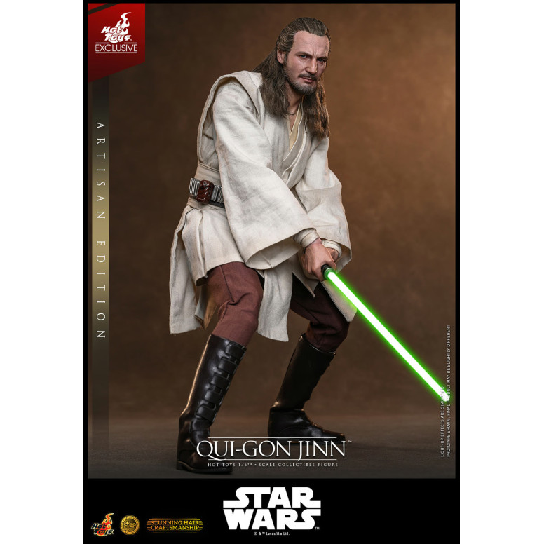 Hot Toys Star Wars La Amenaza Fantasma - Qui-Gon Jinn (Artisan Edition) 1/6 MMS881