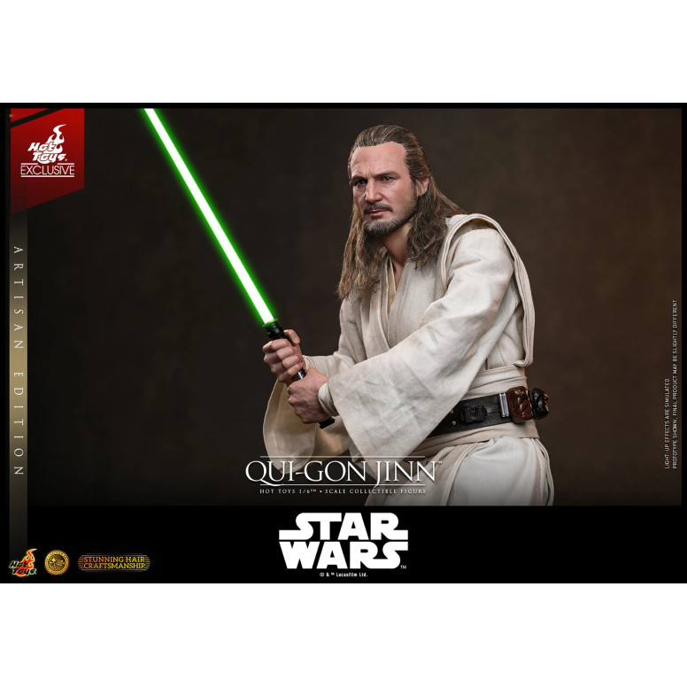 Hot Toys Star Wars La Amenaza Fantasma - Qui-Gon Jinn (Artisan Edition) 1/6 MMS881