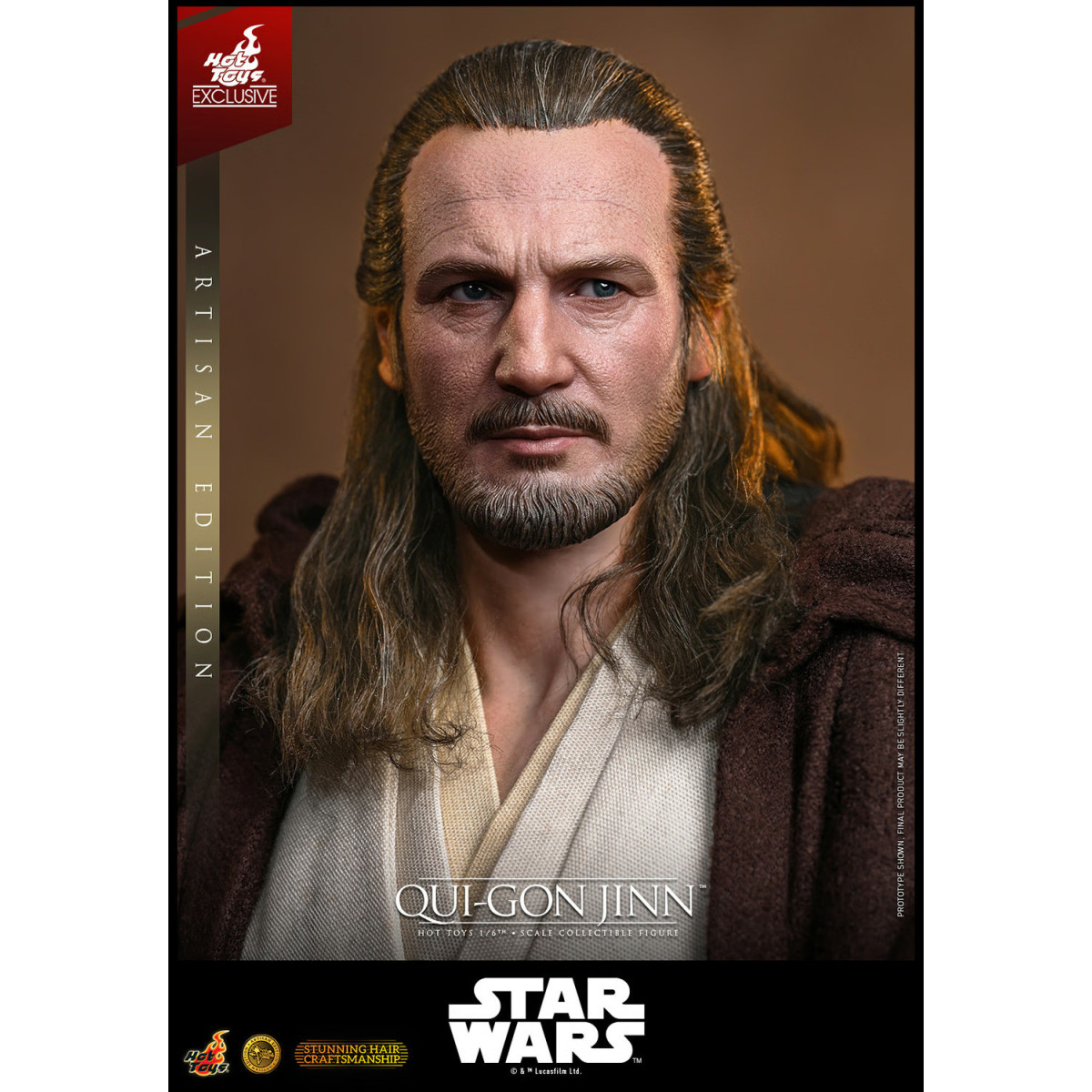 Hot Toys Star Wars La Amenaza Fantasma - Qui-Gon Jinn (Artisan Edition) 1/6 MMS881