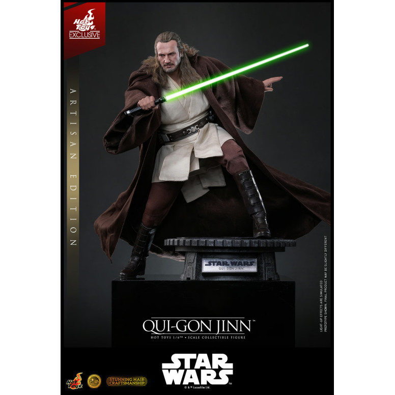 Hot Toys Star Wars La Amenaza Fantasma - Qui-Gon Jinn (Artisan Edition) 1/6 MMS881