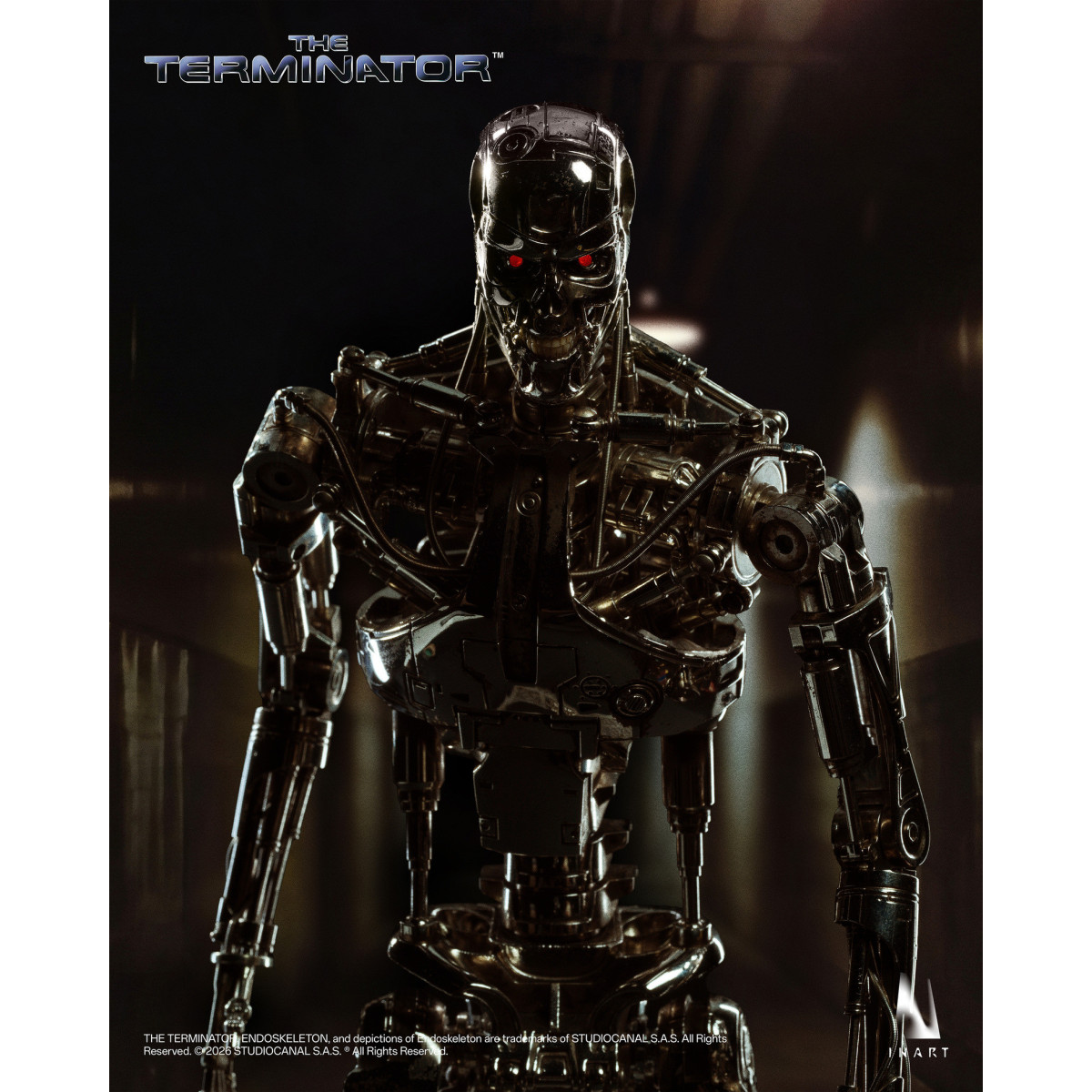 INART - Figura coleccionable del endoesqueleto del T-800 a escala 1/6 - El Terminator