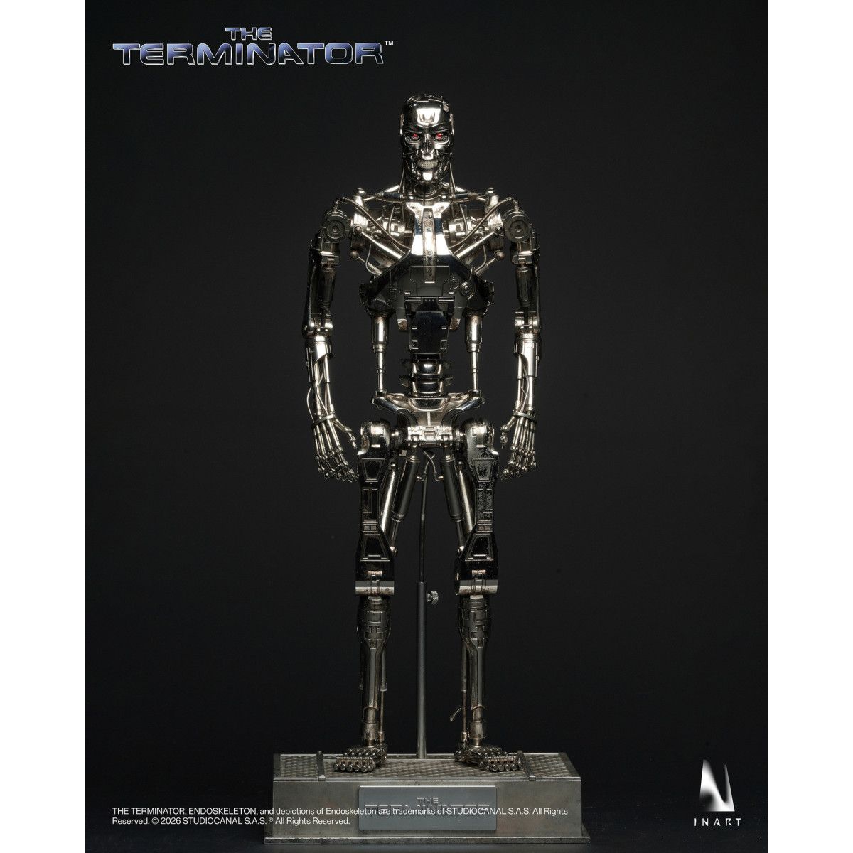 INART - Figura coleccionable del endoesqueleto del T-800 a escala 1/6 - El Terminator