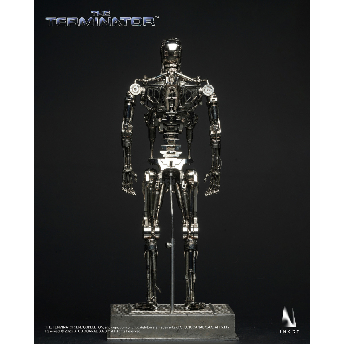 INART - Figura coleccionable del endoesqueleto del T-800 a escala 1/6 - El Terminator
