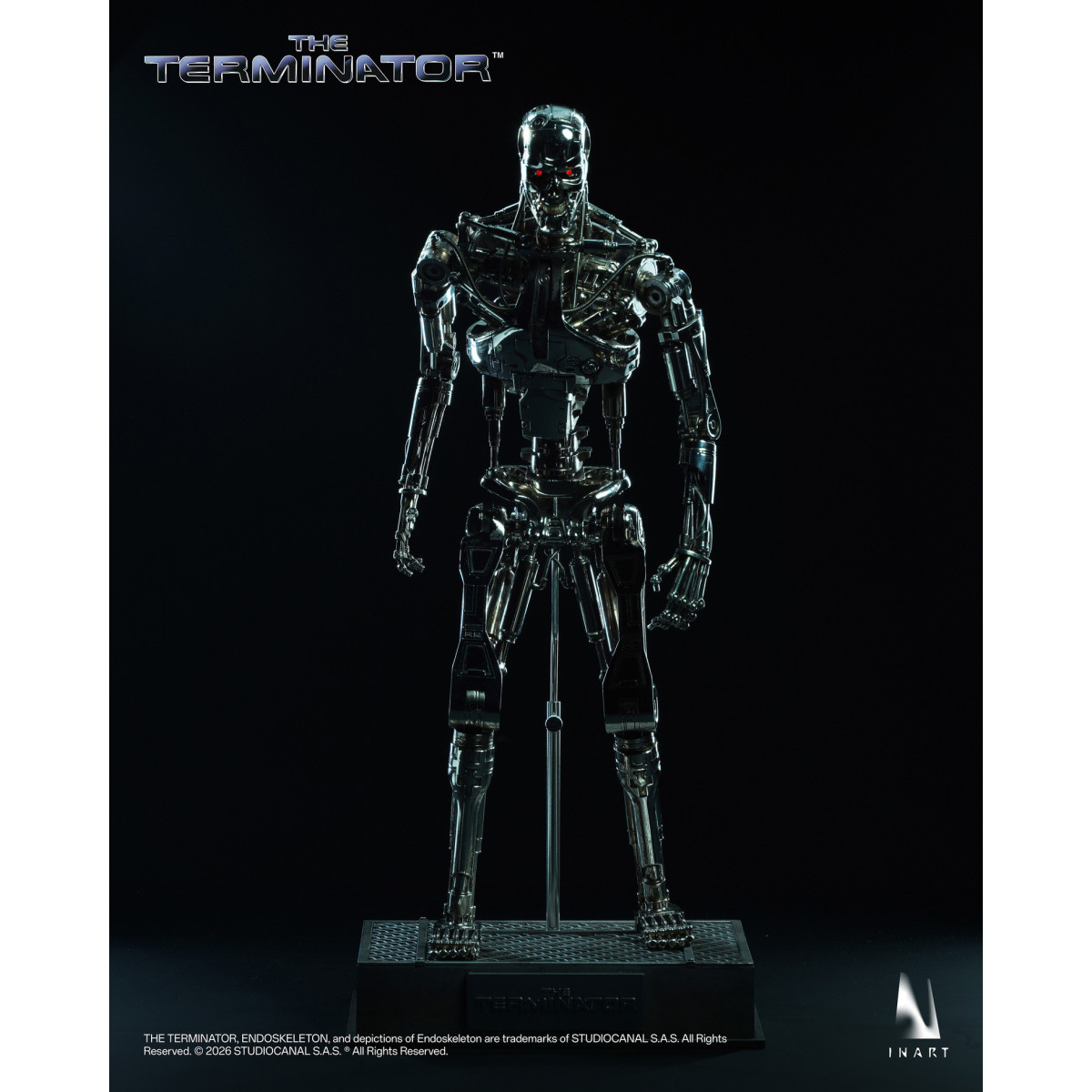 INART - Figura coleccionable del endoesqueleto del T-800 a escala 1/6 - El Terminator