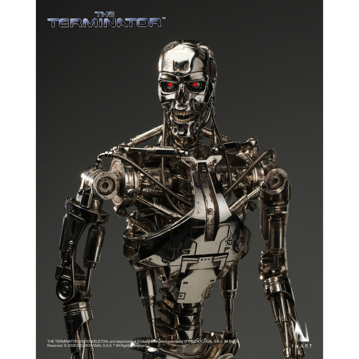 INART - Figura coleccionable del endoesqueleto del T-800 a escala 1/6 - El Terminator