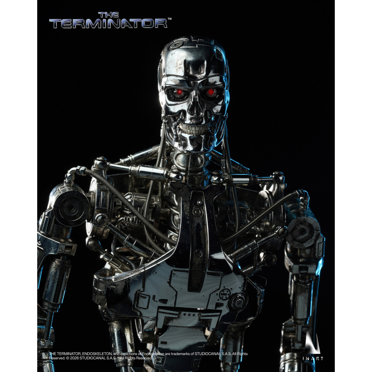INART - Figura coleccionable del endoesqueleto del T-800 a escala 1/6 - El Terminator