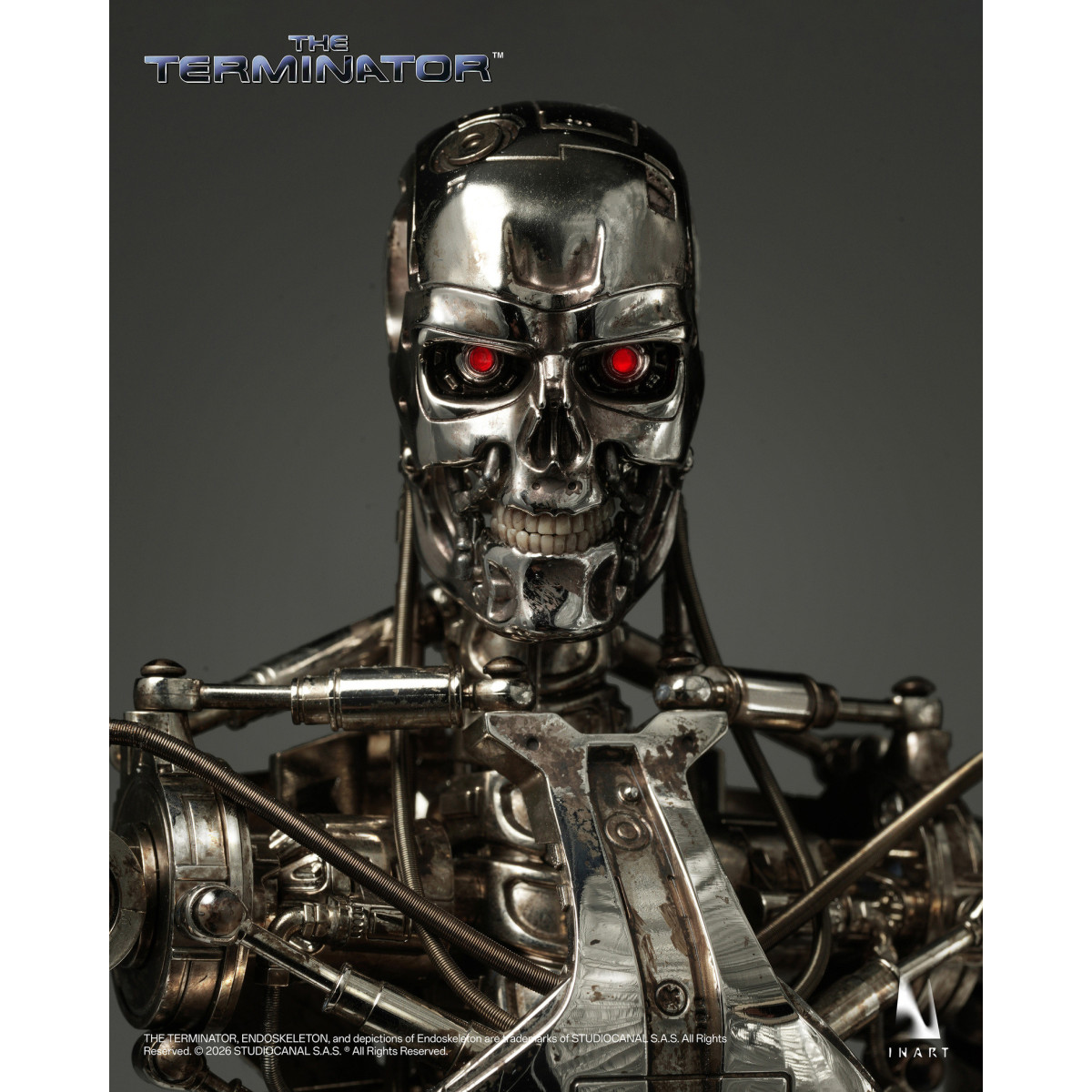 INART - Figura coleccionable del endoesqueleto del T-800 a escala 1/6 - El Terminator