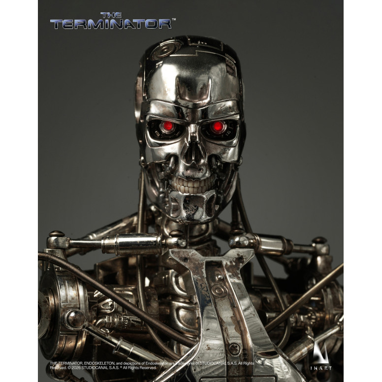INART - Figura coleccionable del endoesqueleto del T-800 a escala 1/6 - El Terminator