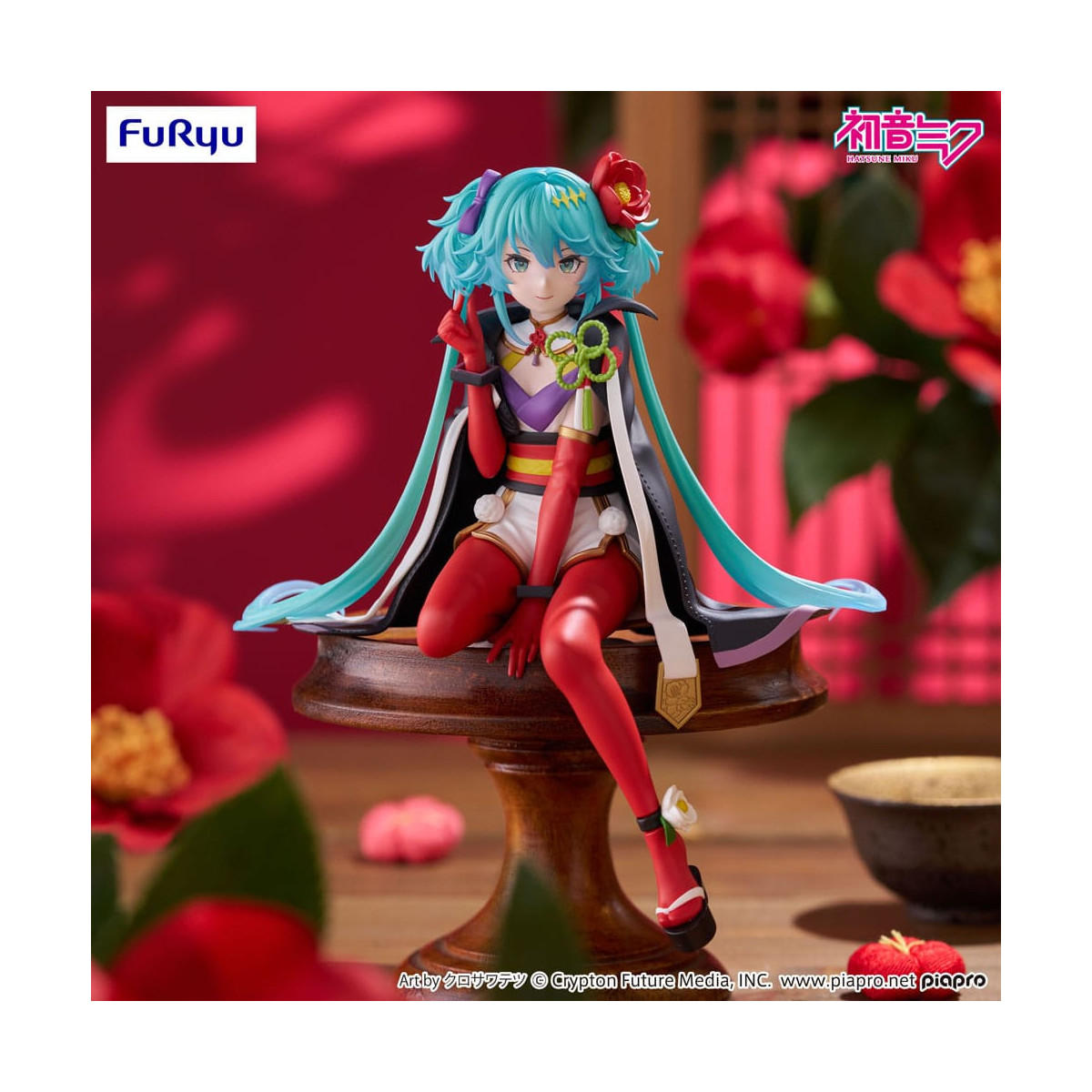 Furyu - HATSUNE MIKU Flower Fairy Camellia - Tapón para fideos