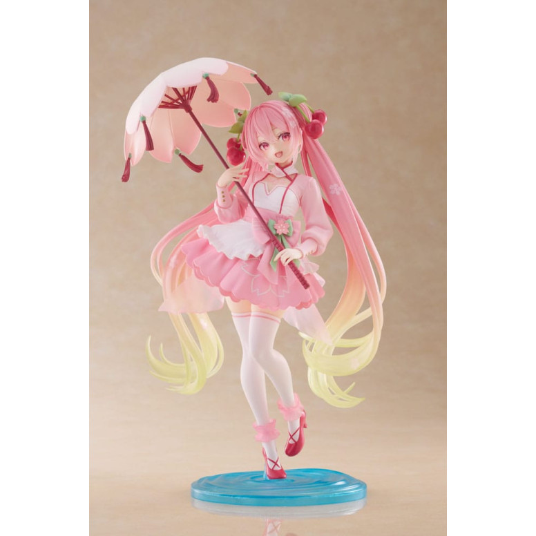 Taito AMP Fig - Hatsune Miku - SAKURA MIKU LANTERN VER. Figura