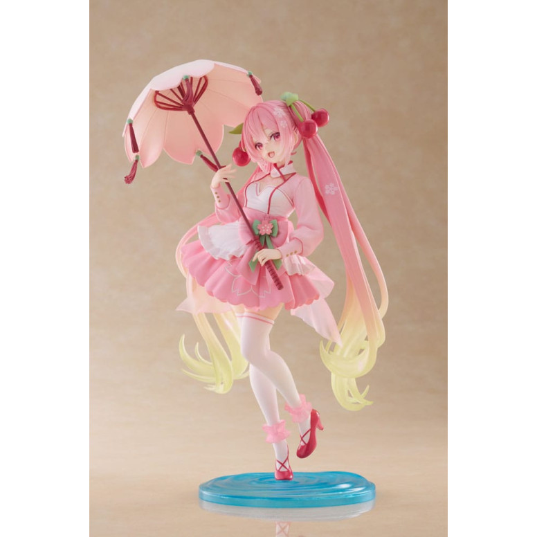 Taito AMP Fig - Hatsune Miku - SAKURA MIKU LANTERN VER. Figura