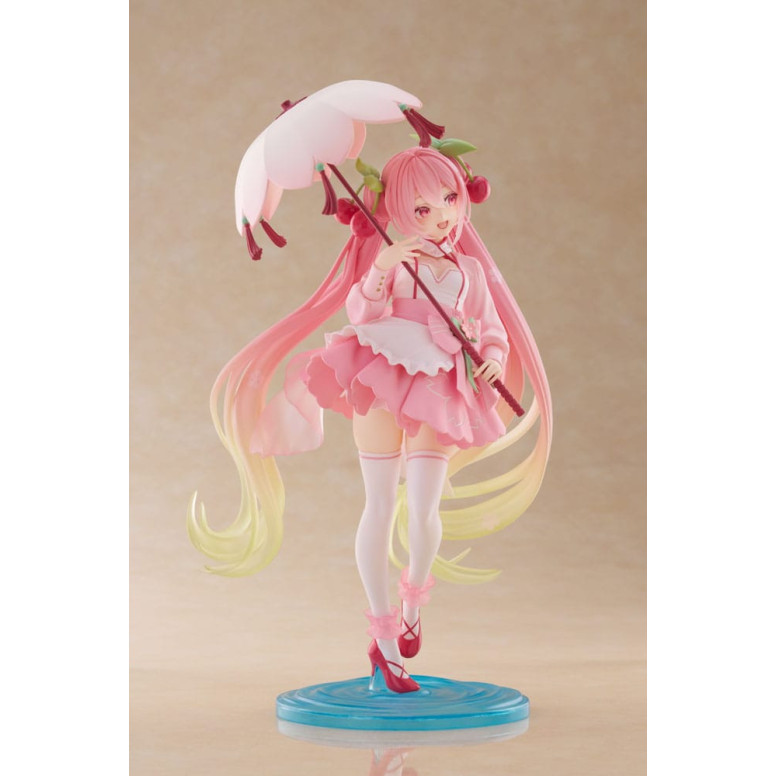 Taito AMP Fig - Hatsune Miku - SAKURA MIKU LANTERN VER. Figura
