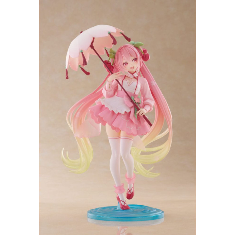 Taito AMP Fig - Hatsune Miku - SAKURA MIKU LANTERN VER. Figura