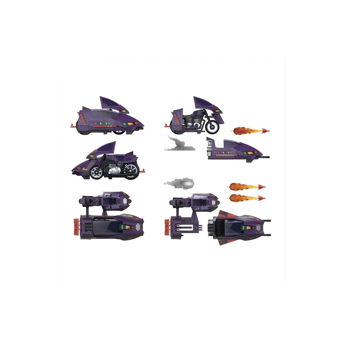 Los súbditos leales - M.A.S.K. Wave 2 - Sly Rax con Piraña SSC (Stealth Submarine Cycle)