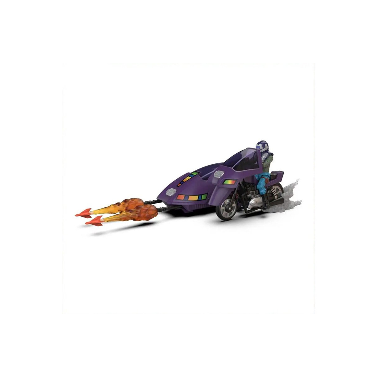 Los súbditos leales - M.A.S.K. Wave 2 - Sly Rax con Piraña SSC (Stealth Submarine Cycle)