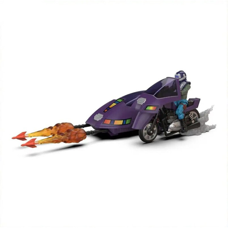 Los súbditos leales - M.A.S.K. Wave 2 - Sly Rax con Piraña SSC (Stealth Submarine Cycle)